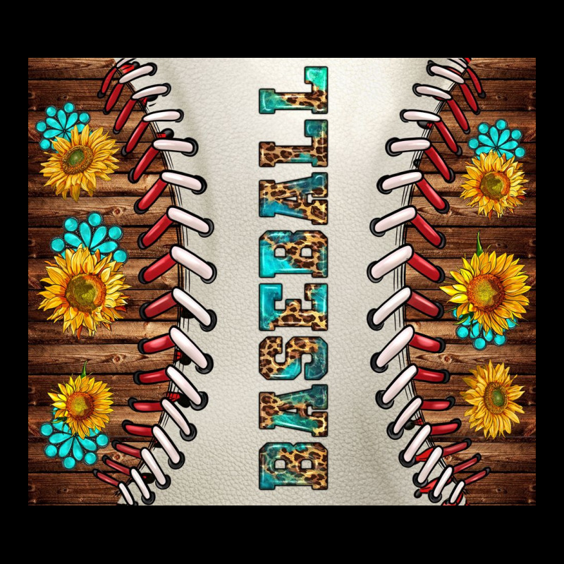 Baseball With Sunflower And Gemstone Tumbler Premium Tee by BundleAndBundleShop | Teevron
