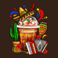 Mexican Frappe With Cactus Sombrero And Maracas Heavy Core Tee | Teevron