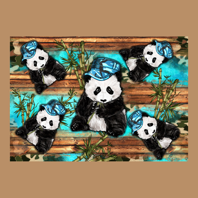 Camouflage Baby Panda Vintage Hoodie by Artiststas | Teevron
