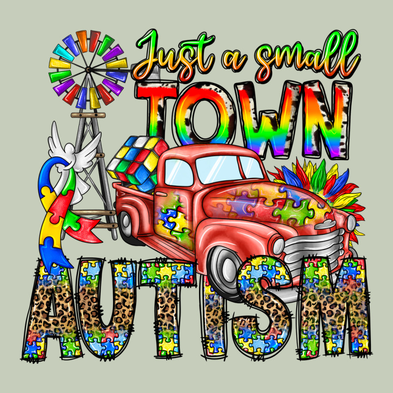 Just A Girl Small Town Autism Ladies Tee by CowhideDigitalArt | Teevron
