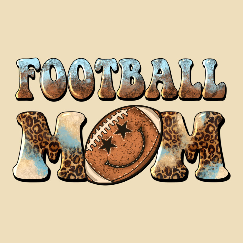 Football Mom Football Smiley Face Premium Hoodie by BarkalooDesign | Teevron