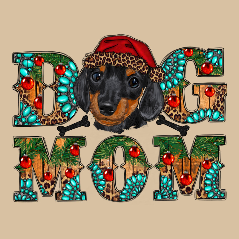 Christmas Dog Mom Dachshund Heavyweight Hoodie by RanaPortraitStore | Teevron