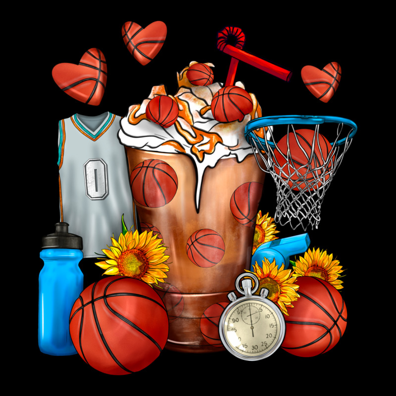Basketball Sunflower Frappe Heavy Core Tee by FaDigitalArtStudio | Teevron