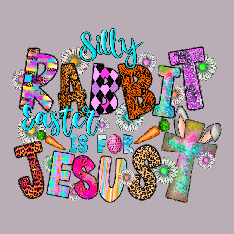 Silly Rabbit Easter Is For Jesus Vintage Tee by CowhideDigitalArt | Teevron