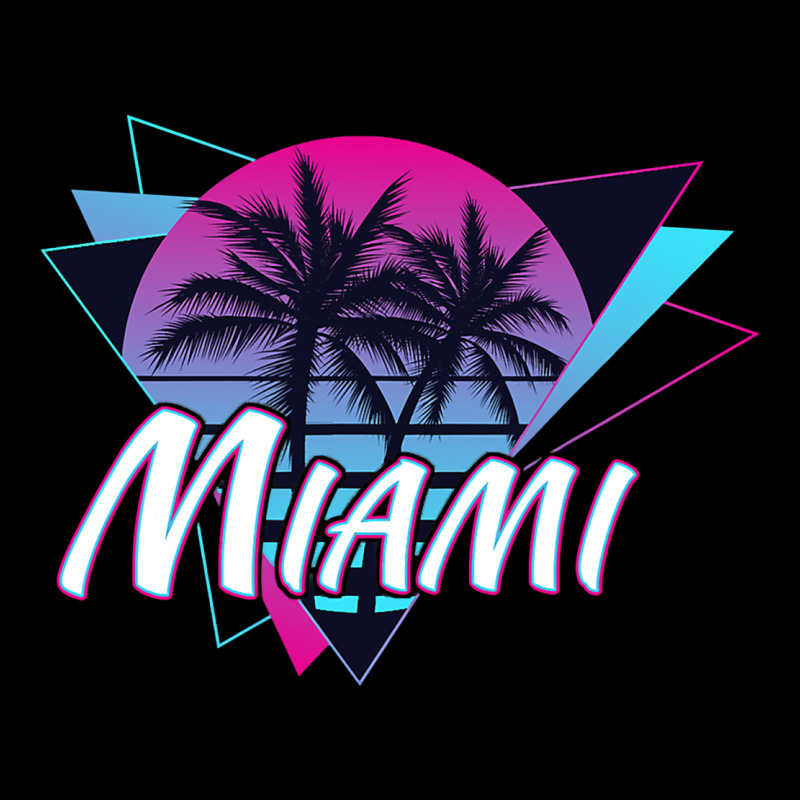 Miami Beach Souvenir Vintage 80s Heavy Core Tee by linhVisuals | Teevron