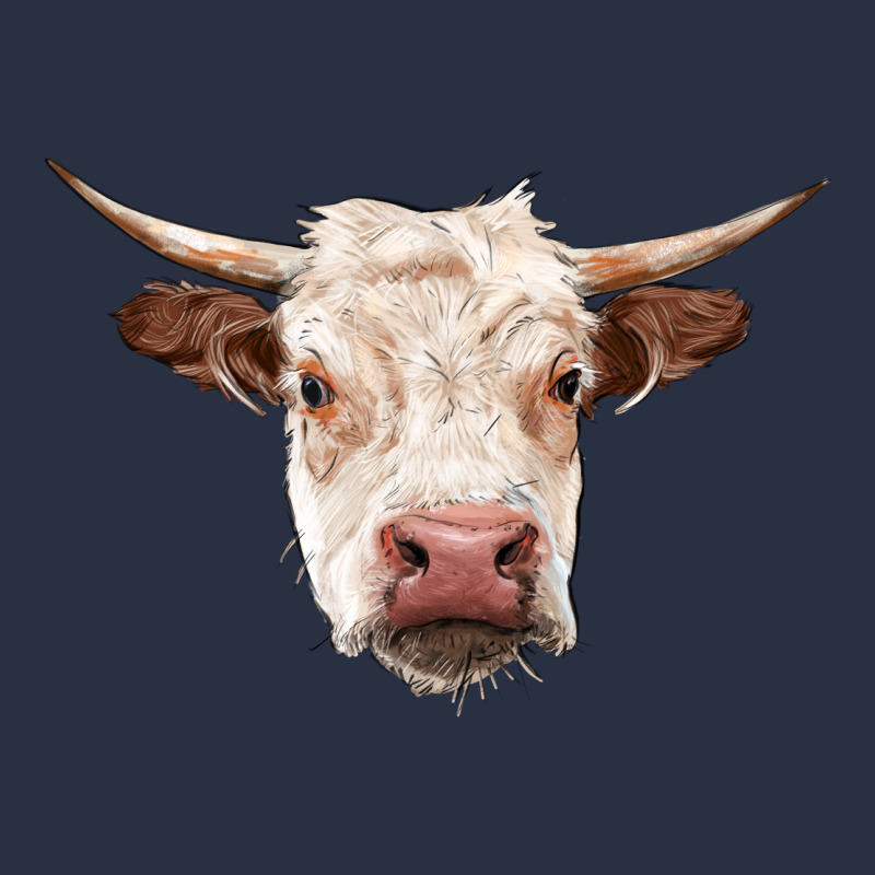 Hereford Cow Head Heavyweight Sweatshirt by RanaPortraitStore | Teevron