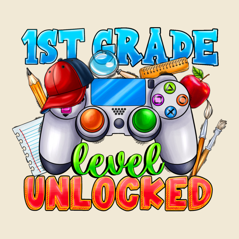 1st Grade Level Unlocked Ladies Tee by CowhideDigitalArt | Teevron