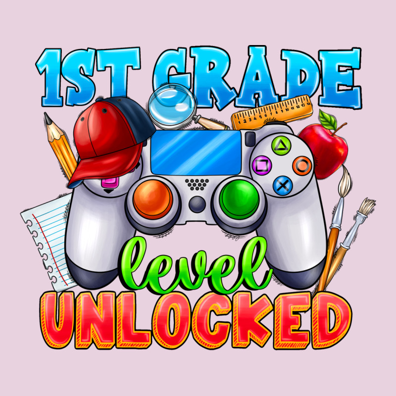 1st Grade Level Unlocked Ladies Tee by CowhideDigitalArt | Teevron