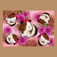 Guinea Pig Flowers Vintage Hoodie | Teevron