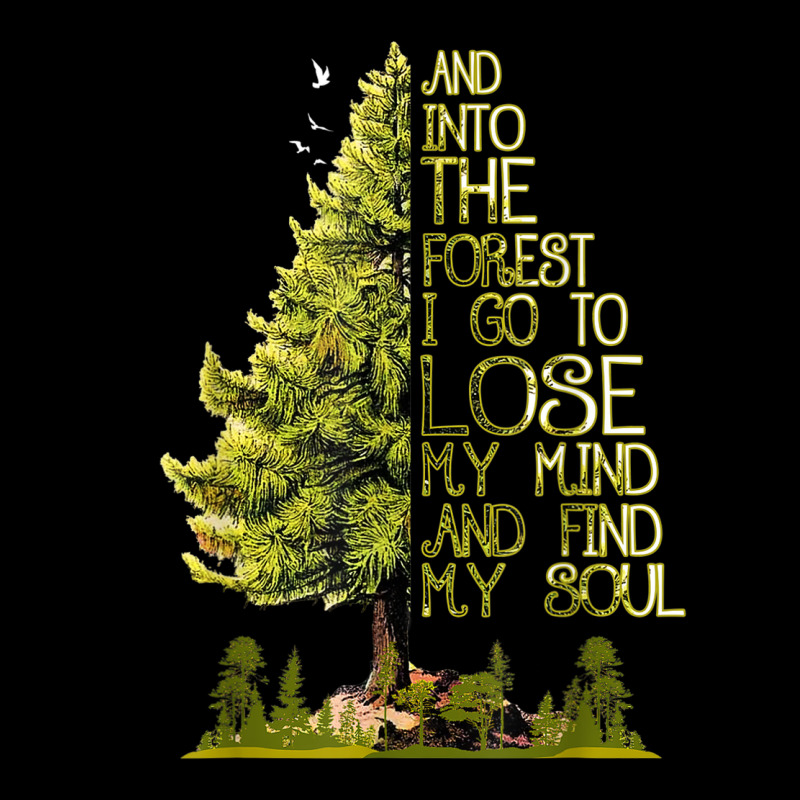 Into The Forest Hiking Tree Heavy Core Tee by linhVisuals | Teevron