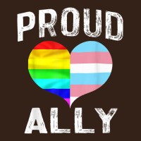 Proud Ally Lgbt Rainbow Heart Gay Pride Month Heavy Core Tee | Teevron