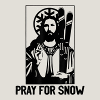Jesus Christmas Pray For Snow Heavy Core Tee | Teevron