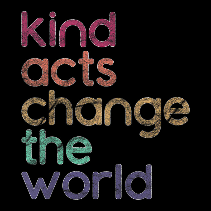 Kind Acts Change The World Kindness Heavy Core Tee by linhVisuals | Teevron
