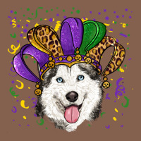 Mardi Gras Hat Husky Zipper Hoodie | Teevron