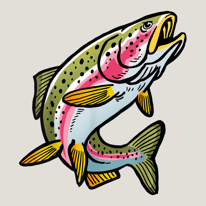 Rainbow Trout Fishing Trout Fisherman Angling Fan Heavy Core Tee by linhVisuals | Teevron