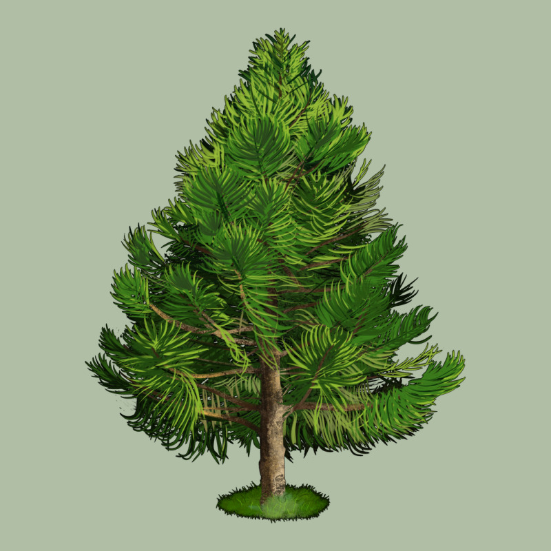 White Pine Tree Illustrations Urban Heavy Tee by LillyAllenDesigns | Teevron