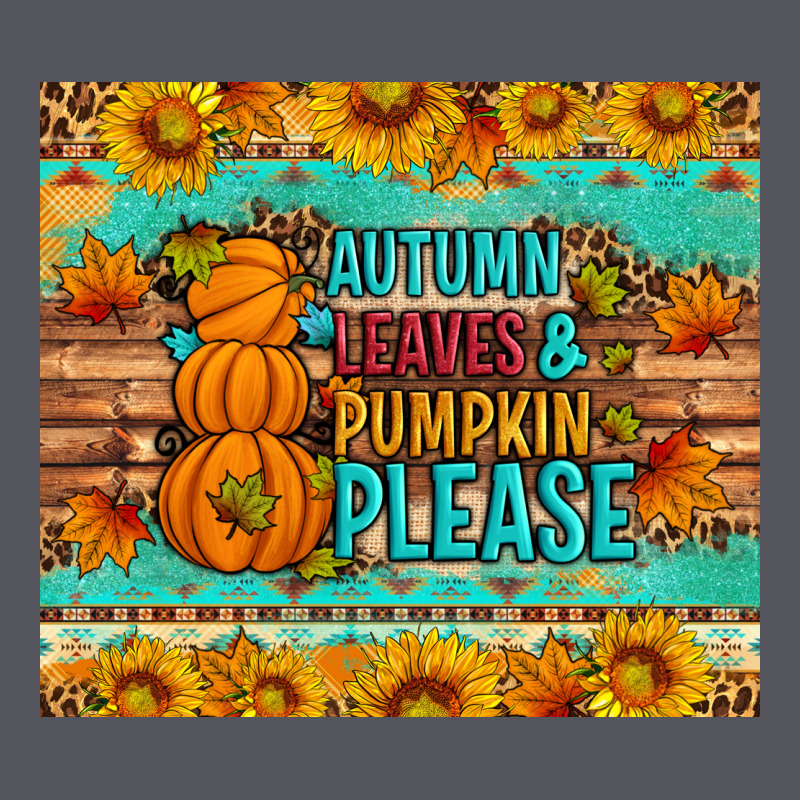 Autumn Leaves And Pumpkin Please Vintage Hoodie by Artiststas | Teevron