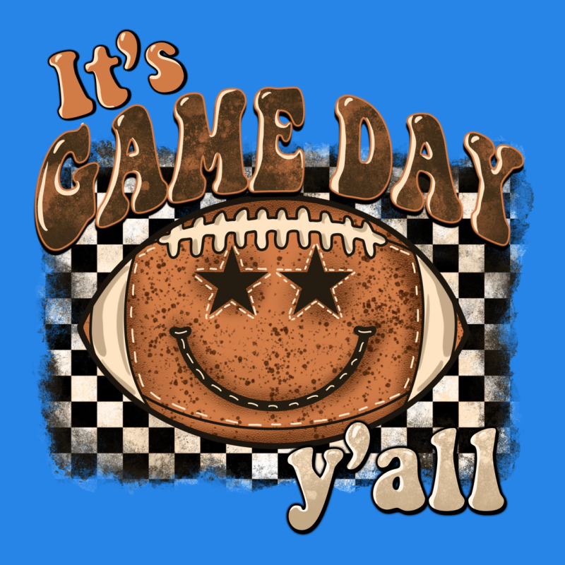 It's Game Day Y'all Football Smiley Face Premium Hoodie by BarkalooDesign | Teevron