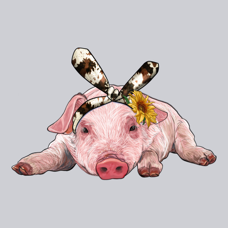 Baby Pig With Cowhide Ribbon Heavyweight Sweatshirt by RanaPortraitStore | Teevron