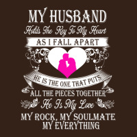 My Husband Holds The Key To My Heart Heavy Core Tee | Teevron