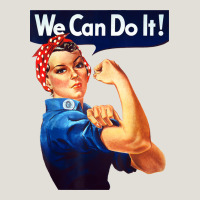 Rosie The Riveter Poster We Can Do It Feminist Retro Heavy Core Tee | Teevron