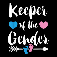 Keeper Of The Gender Reveal Tee Shirt Girl Or Boy Blue Pink Heavy Core Tee | Teevron