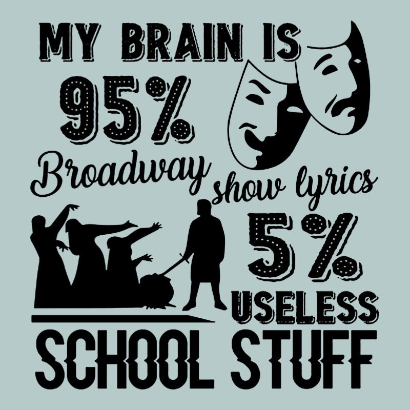 My Brain Is Broadway Show Lyrics Heavy Core Tee by linhVisuals | Teevron