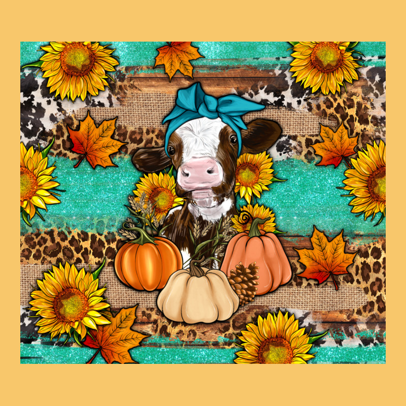 Cow Fall Pumpkin Vintage Hoodie by Artiststas | Teevron