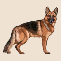 German Shepherd Dog Illustrations Urban Heavy Tee | Teevron