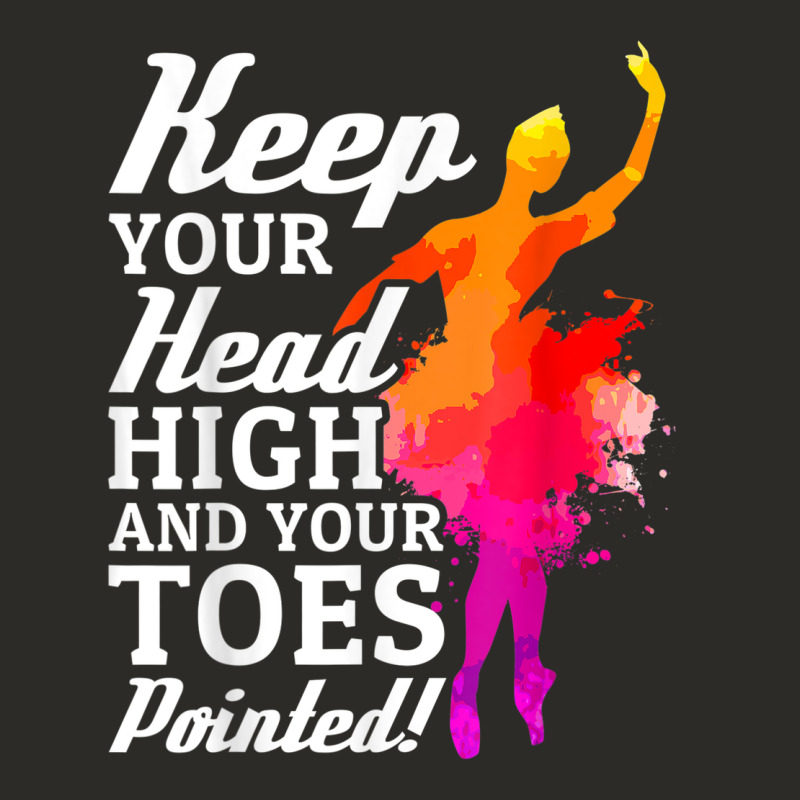Ballet Dancer Keep Head High Toes Pointed Ballerina Teacher Heavy Core Tee by linhVisuals | Teevron