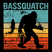 Bassquatch! Funny Bigfoot Fishing Outdoor Retro Heavy Core Tee | Teevron