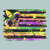 Mardi Gras Flag Heavy Core Tee | Teevron