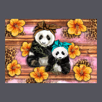 Mama Panda And Baby Panda Vintage Hoodie | Teevron
