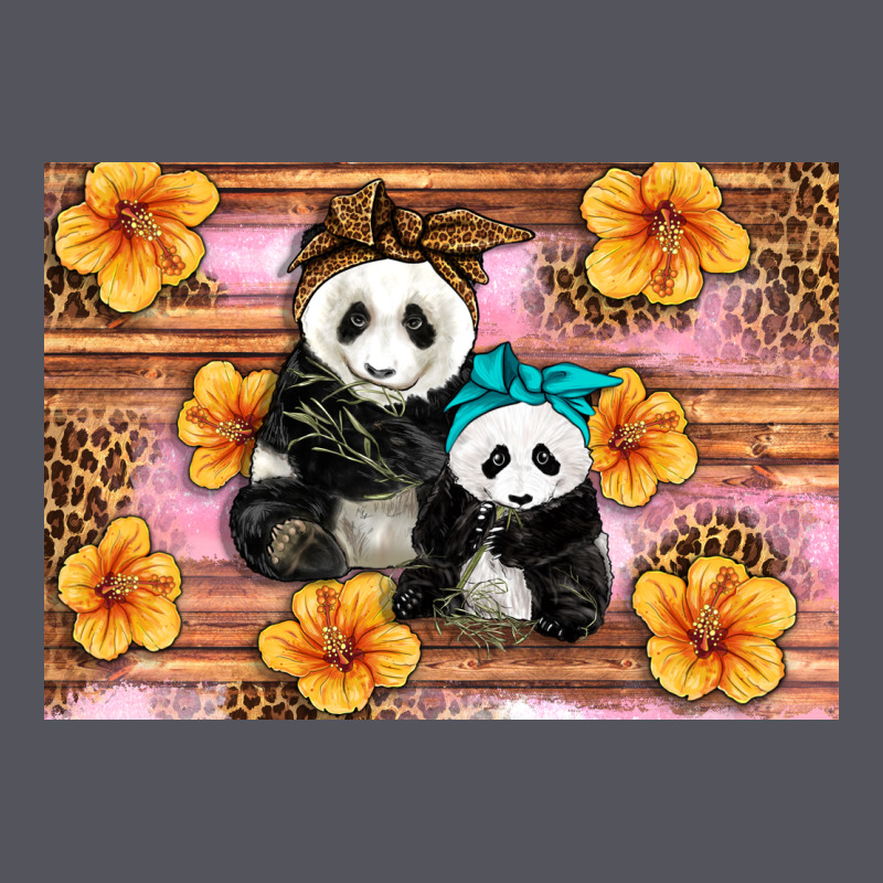 Mama Panda And Baby Panda Vintage Hoodie by Artiststas | Teevron