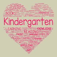 Cute Love Heart Kindergarten Teacher Valentines Day Womens Heavy Core Tee | Teevron