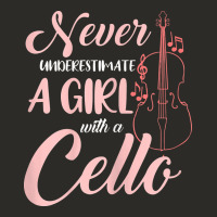Never Underestimate A Girl With A Cello Heavy Core Tee | Teevron