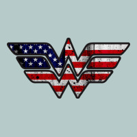 Wonder Woman American Flag Heavy Core Tee | Teevron