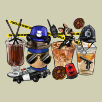 Police Coffee Cups Heavy Core Tee | Teevron