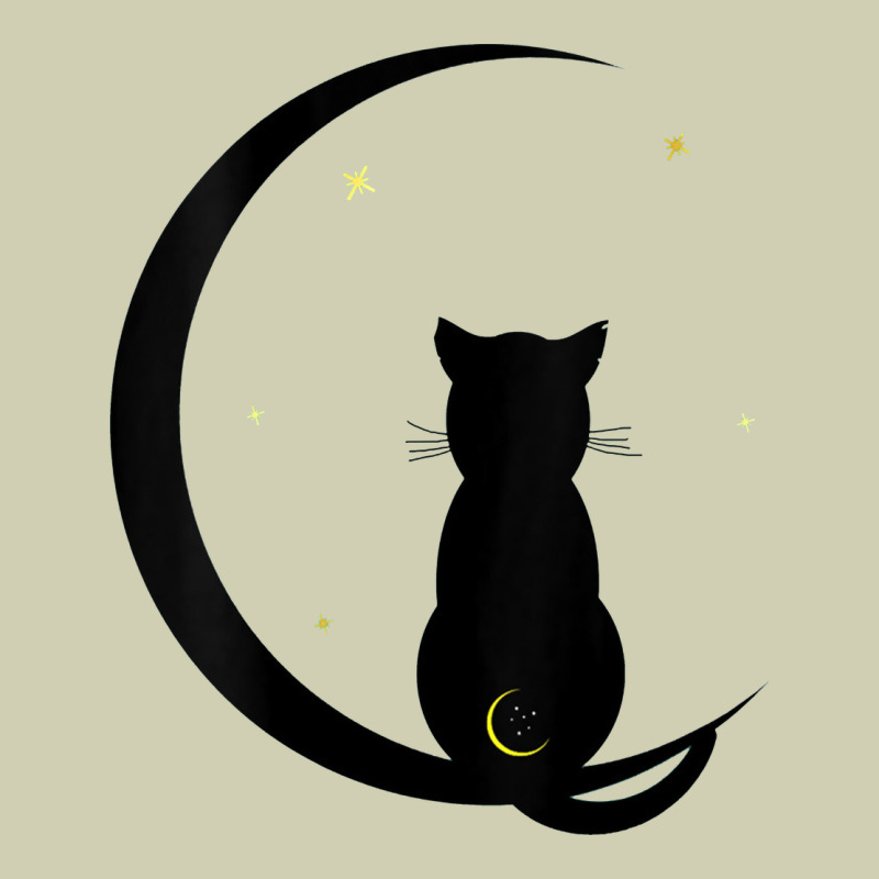Womens Double Moon Cat Heavy Core Tee by linhVisuals | Teevron