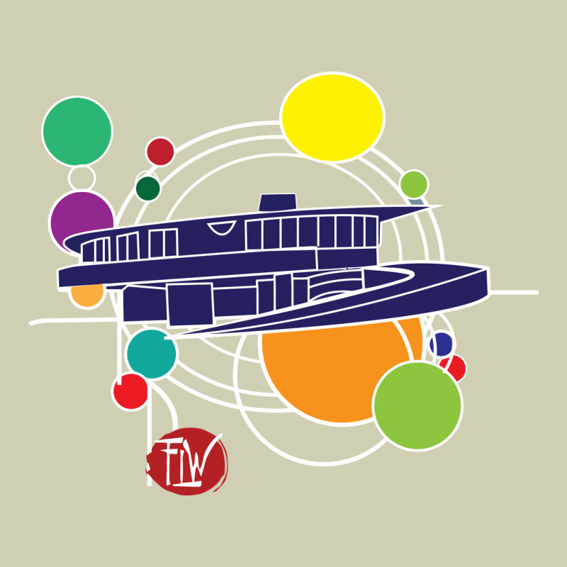 Retro Graphic Design   Frank Lloyd Wright Heavy Core Tee by linhVisuals | Teevron