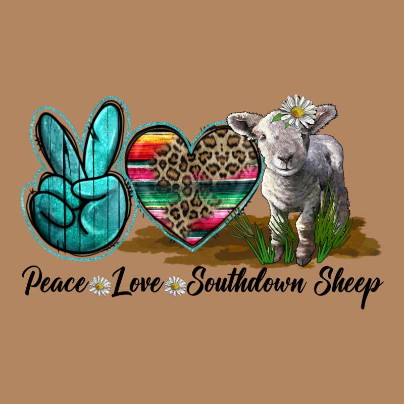 Peace Love Southdown Sheep Long Sleeve Tee by LillyAllenDesigns | Teevron