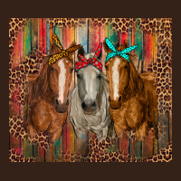 Western Horses With Bandanas Heavy Core Tee | Teevron