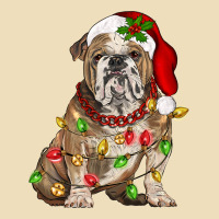 Christmas English Bulldog Premium Hoodie | Teevron