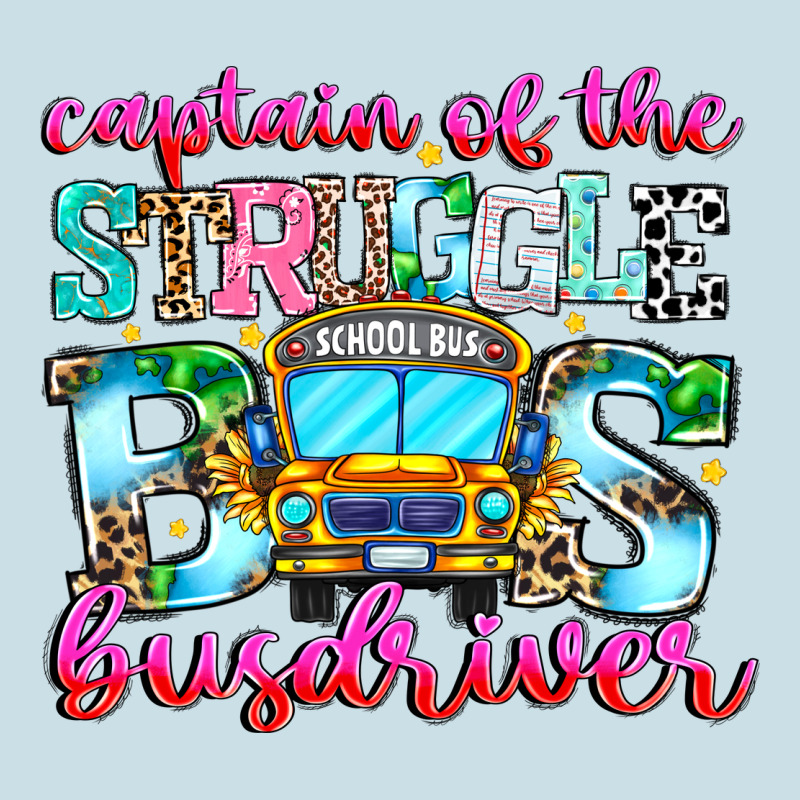 Captain Of The Struggle Bus Bus Ladies Tee by CowhideDigitalArt | Teevron