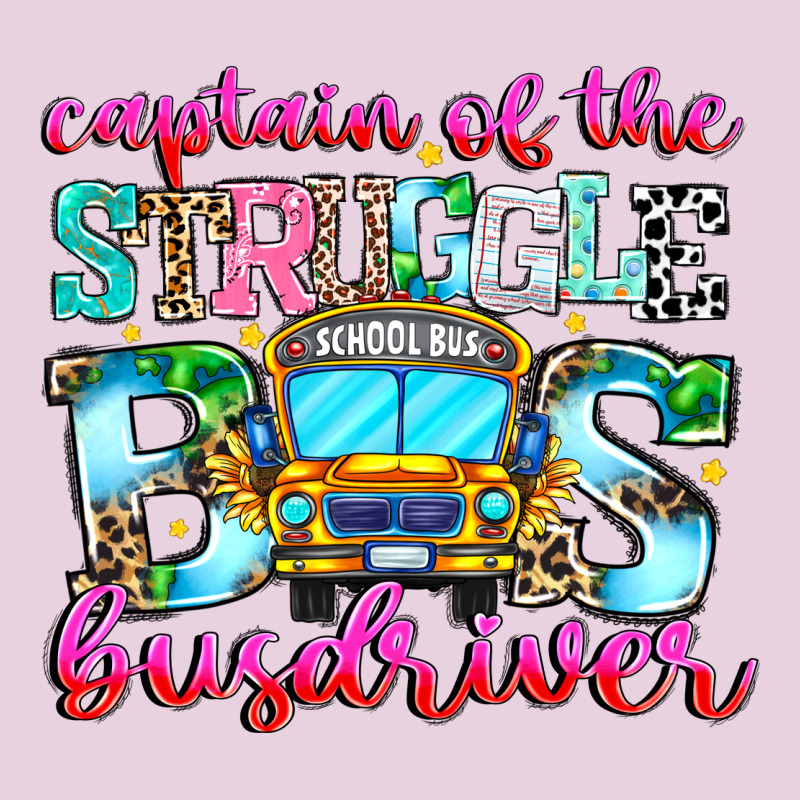 Captain Of The Struggle Bus Bus Ladies Tee by CowhideDigitalArt | Teevron
