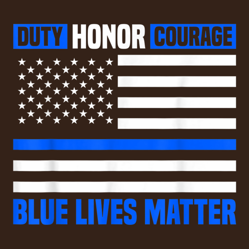 Blue Lives Matter For Police Officer Heavy Core Tee by linhVisuals | Teevron