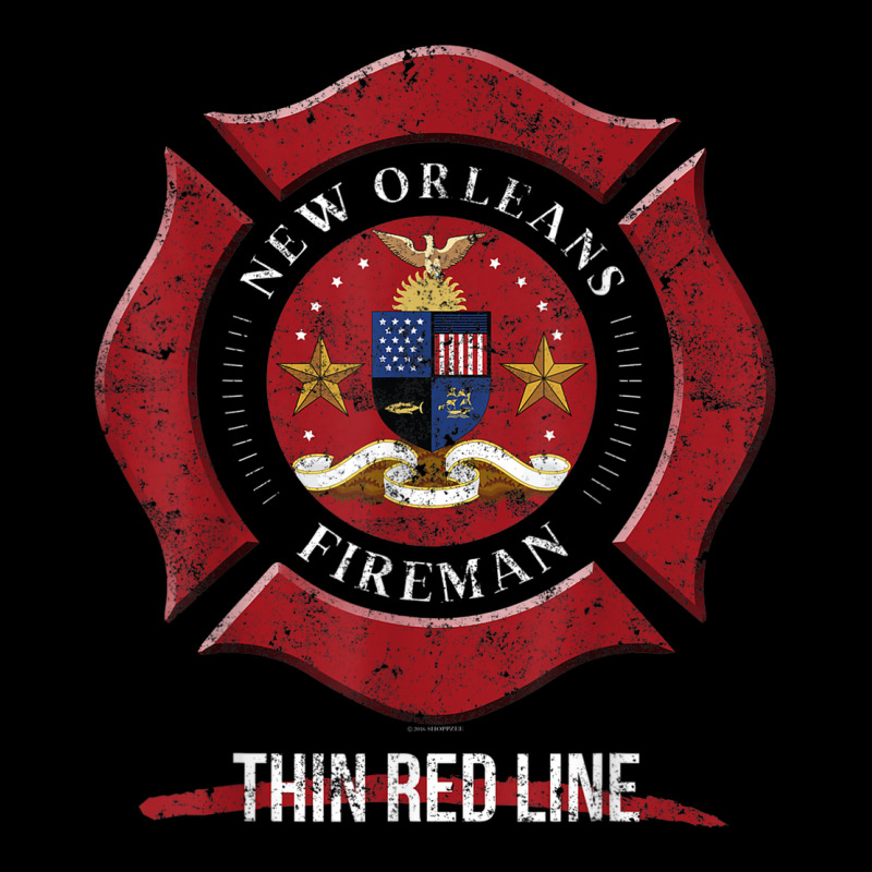 New Orleans Firefighter Shirt Firefighter Gifts Louisiana Heavy Core Tee by linhVisuals | Teevron