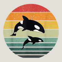 Orca Family Vintage Retro Art, Killer Whale Family Heavy Core Tee | Teevron