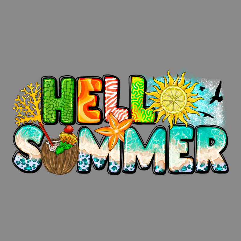 Hello Summer Vintage Tee by CowhideDigitalArt | Teevron