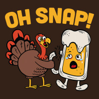 Oh Snap Thanksgiving Cute Turkey Day Heavy Core Tee | Teevron